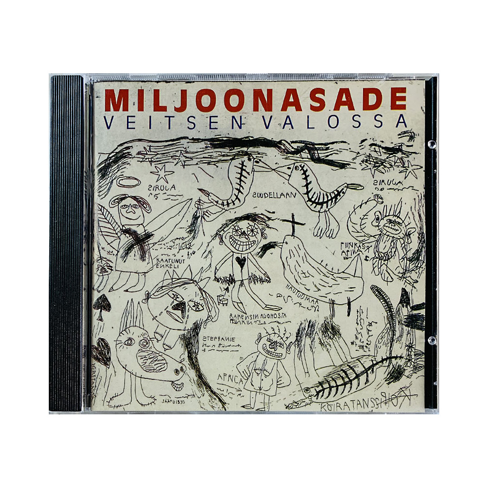 Miljoonasade CD Veitsen valossa  kansi EX levy EX Käytetty CD