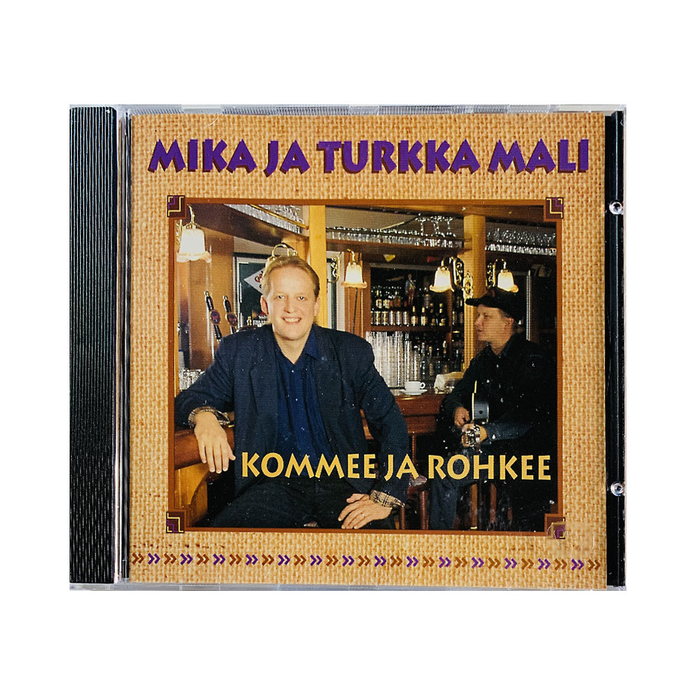 Mali Mika ja Turkka CD Kommee ja rohkee  kansi EX levy EX Käytetty CD
