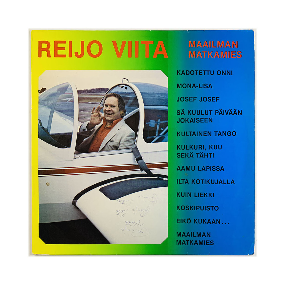 Viita Reijo LP Maailman matkamies  kansi VG+ levy VG+ Käytetty LP