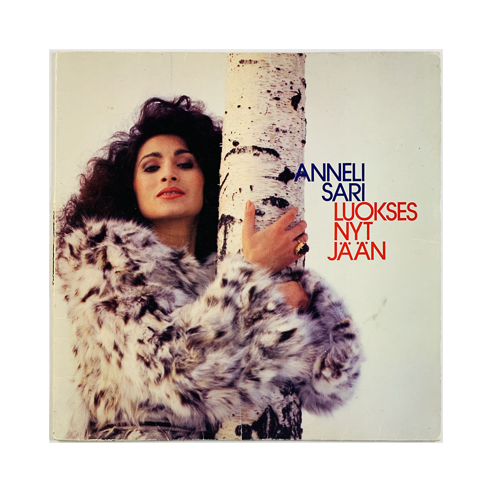 Sari Anneli LP Luokses Nyt Jään  kansi VG- levy VG Käytetty LP
