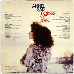 Sari Anneli LP Luokses Nyt Jään  kansi VG- levy VG Käytetty LP