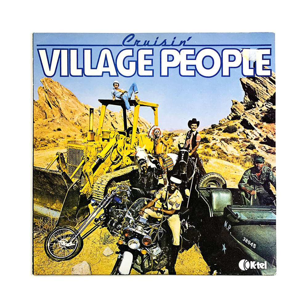 Village People LP Cruisin’  kansi VG+ levy EX Käytetty LP
