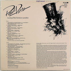 Virta Pauli LP Laluja Nils Ferlinin runoihin  kansi VG+ levy EX Käytetty LP