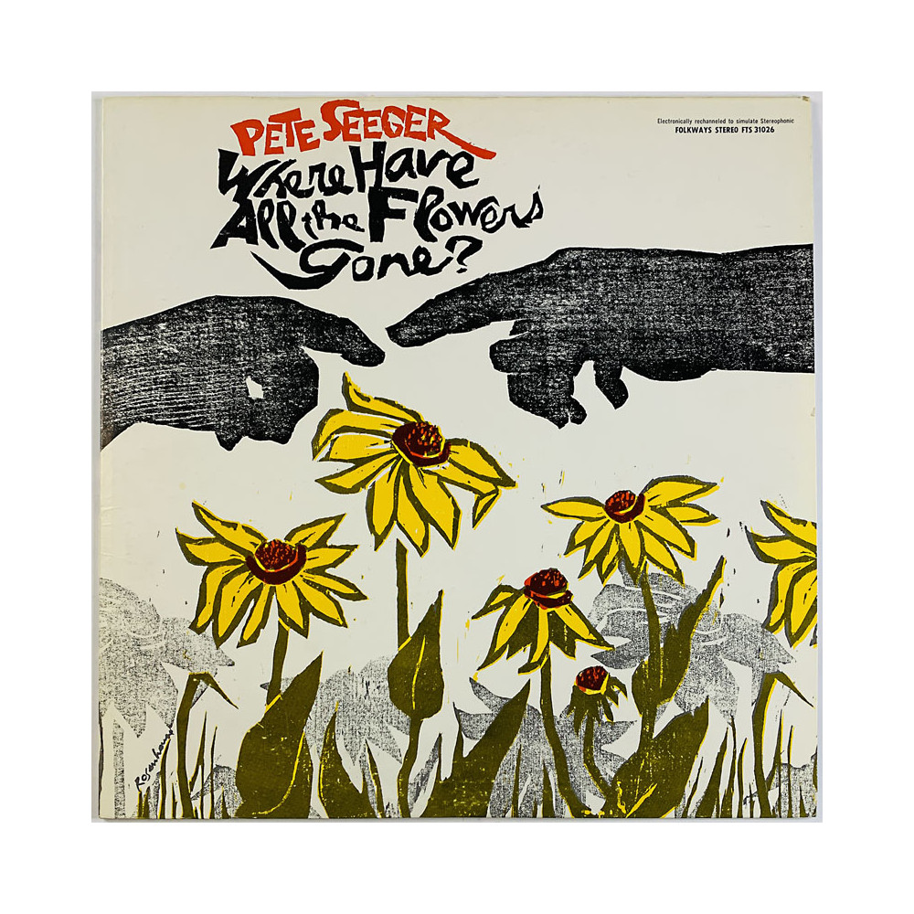 Seeger Pete LP Where have aal the flowes gone?  kansi VG+ levy EX Käytetty LP