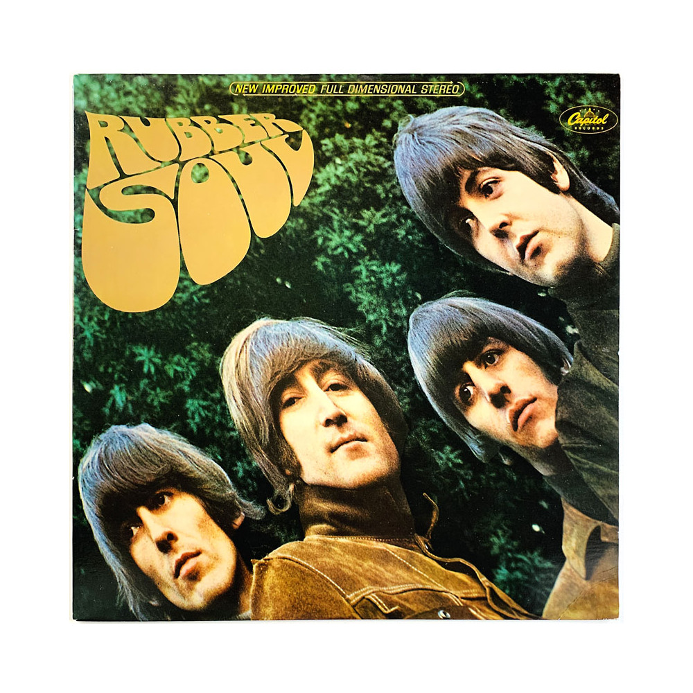 Beatles LP Rubber Soul  kansi VG+ levy EX Käytetty LP
