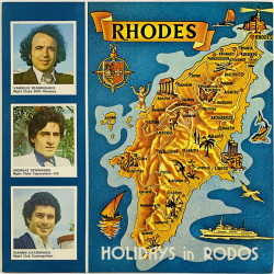 Various Greece Artists LP Holiday in Rodos  kansi EX- levy EX- Käytetty LP