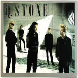 Q. Stone LP Pink on blue  kansi EX levy EX Käytetty LP
