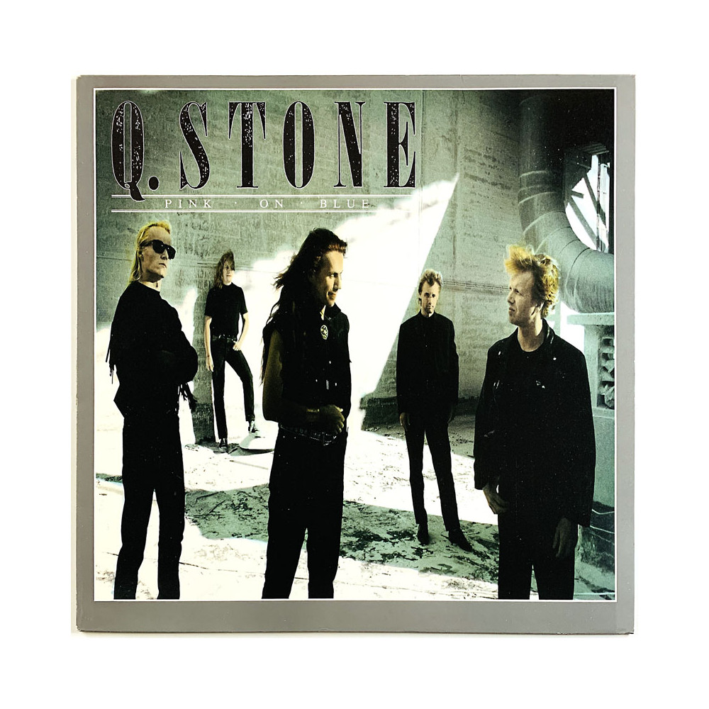 Q. Stone LP Pink on blue  kansi EX levy EX Käytetty LP