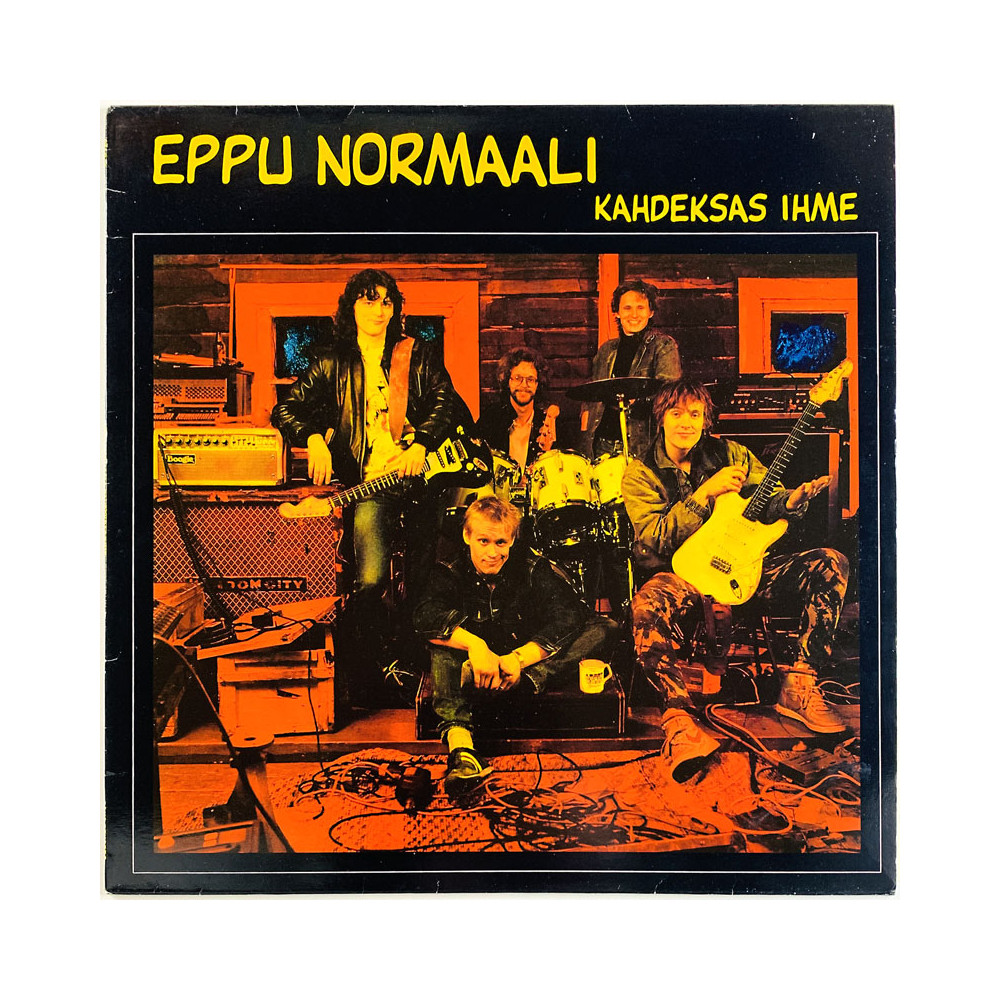 Eppu Normaali LP Kahdeksas ihme  kansi EX levy EX Käytetty LP