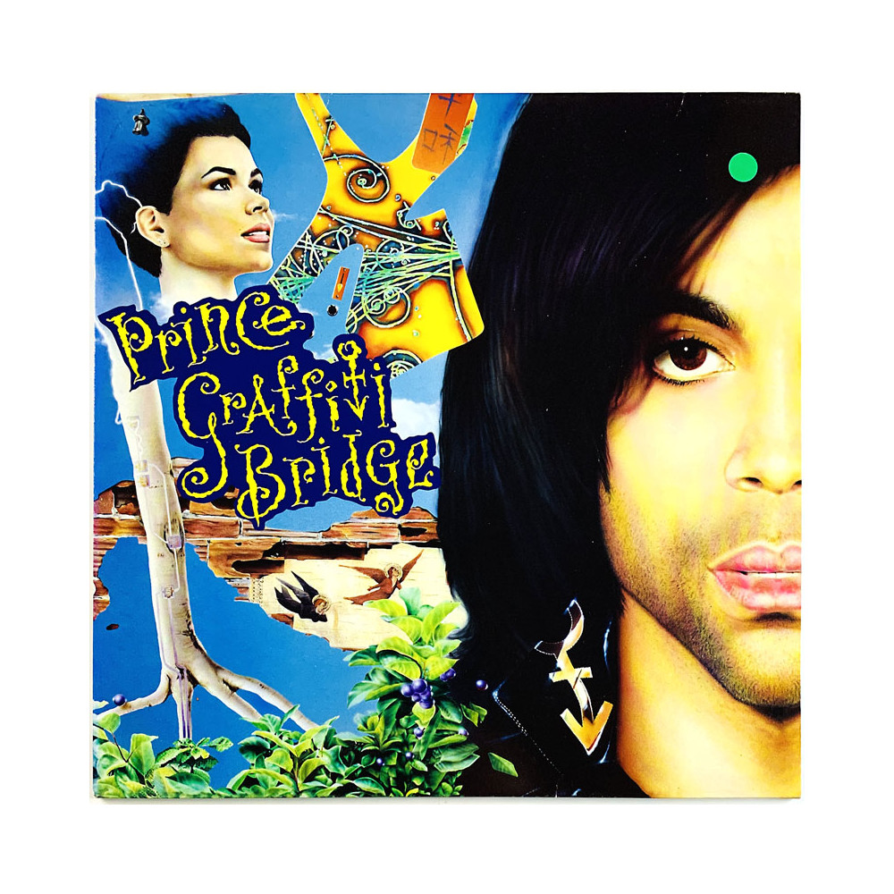 Prince LP Graffiti Bridge 2LP  kansi EX levy EX Käytetty LP