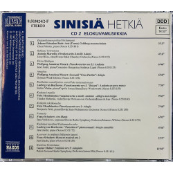 Mahler, Schubert, Mozart ym. 1997 8.503024/2-F Sinisiä hetkiä 2 elokuvamusiikkia CD Begagnat
