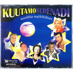 Billie Holiday, Peggy Lee ym. CD Kuutamoserenadi, musiikkia myöhäisiltaan 4CD  kansi EX levy EX- Käytetty CD