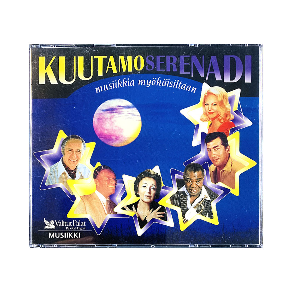 Billie Holiday, Peggy Lee ym. 1997 V 96209 VV3 Kuutamoserenadi, musiikkia myöhäisiltaan 4CD CD Begagnat