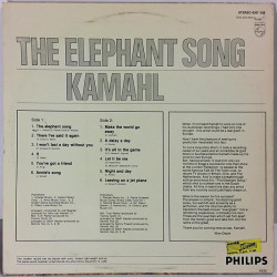 Kamahl: Elephant Song - Käytetty LP VG / EX-