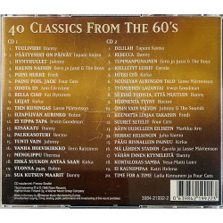Laila Kinnunen, Fredi, Danny ym. CD Hartwall Classic 40 classics from 60’s 2CD  kansi EX levy EX Käytetty CD