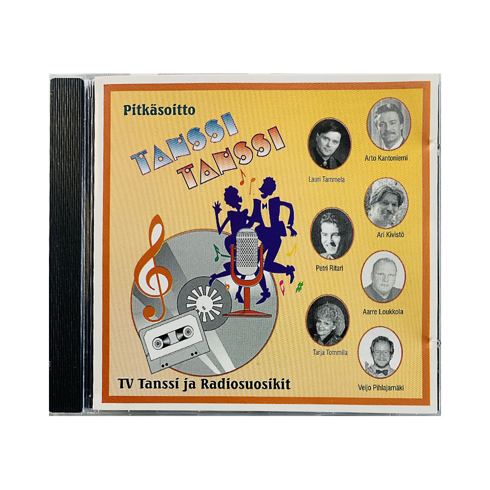 Aarre Loukkola, Veijo Pihlajamäki ym. CD Tanssi tanssi - pitkäsoitto  kansi EX levy EX Käytetty CD