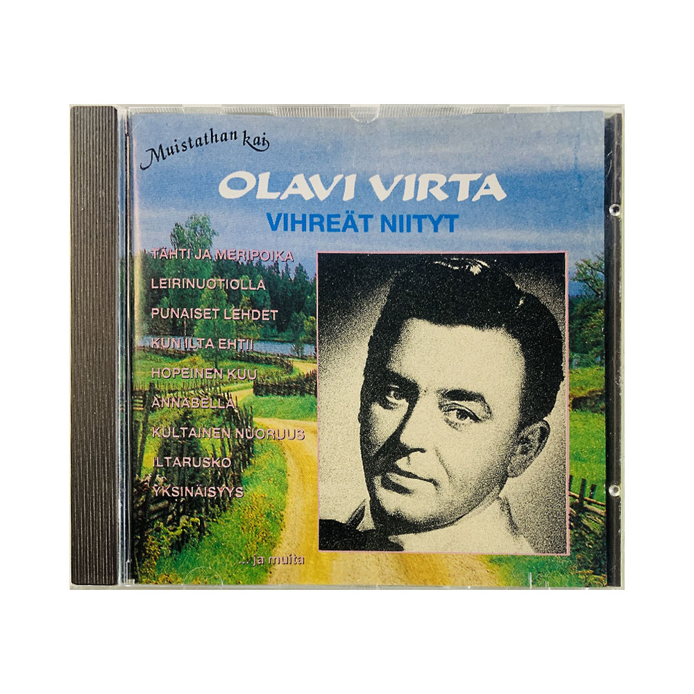 Virta Olavi CD Vihreät niityt  kansi EX levy EX Käytetty CD