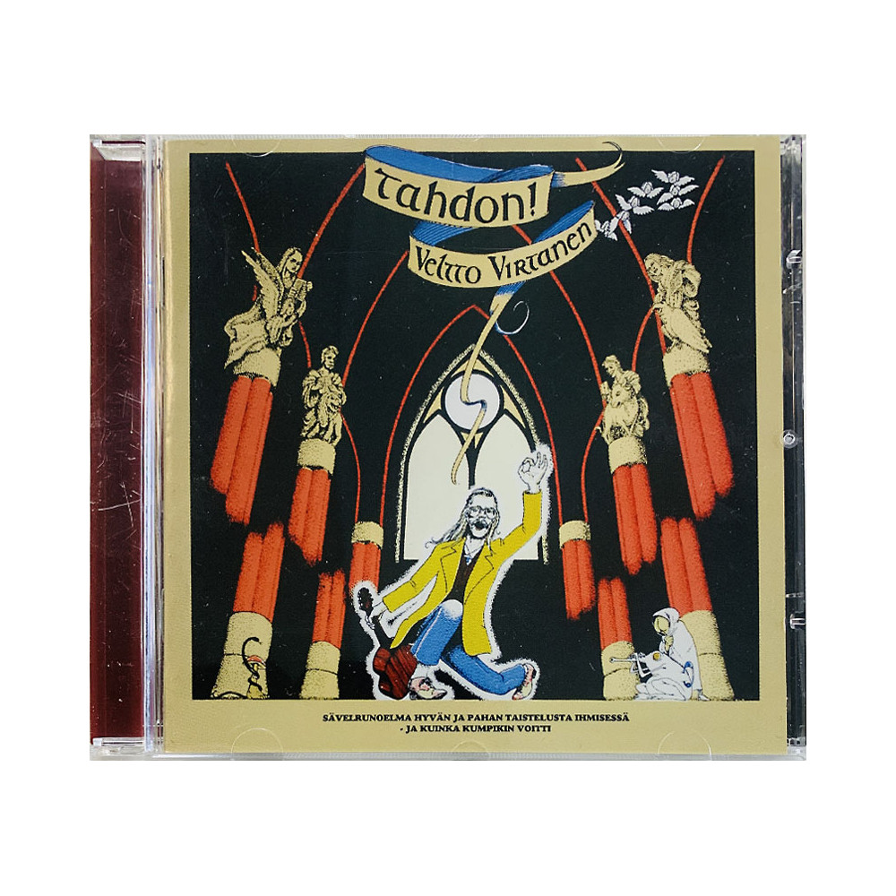Veltto Virtanen CD Tahdon! + 6 bonusraitaa  kansi EX levy EX Käytetty CD