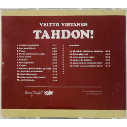 Veltto Virtanen CD Tahdon! + 6 bonusraitaa  kansi EX levy EX Käytetty CD