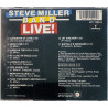 Steve Miller Band CD Live!  kansi EX levy EX Käytetty CD