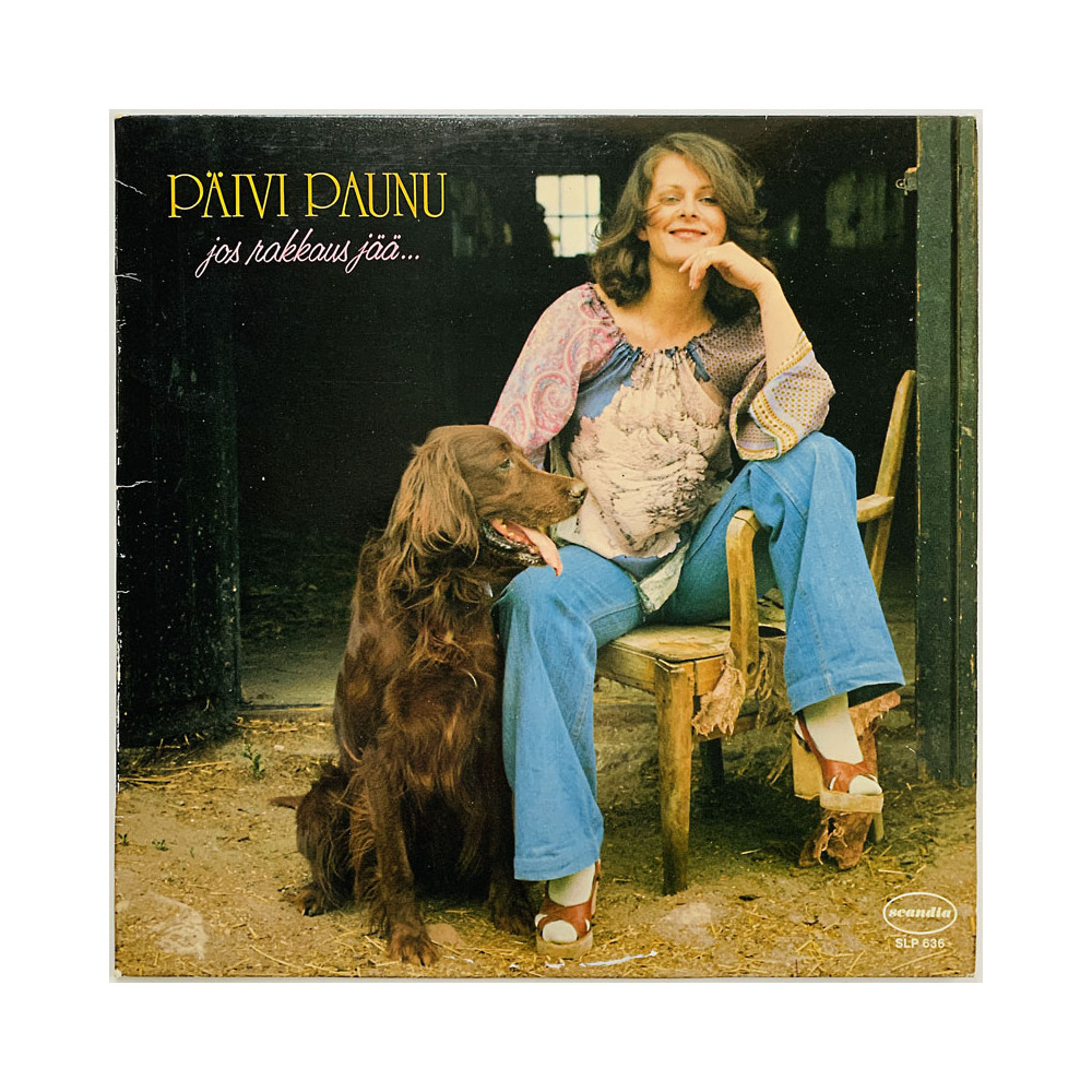 Paunu Päivi 1976 SLP 636 Jos rakkaus jää... Begagnat LP