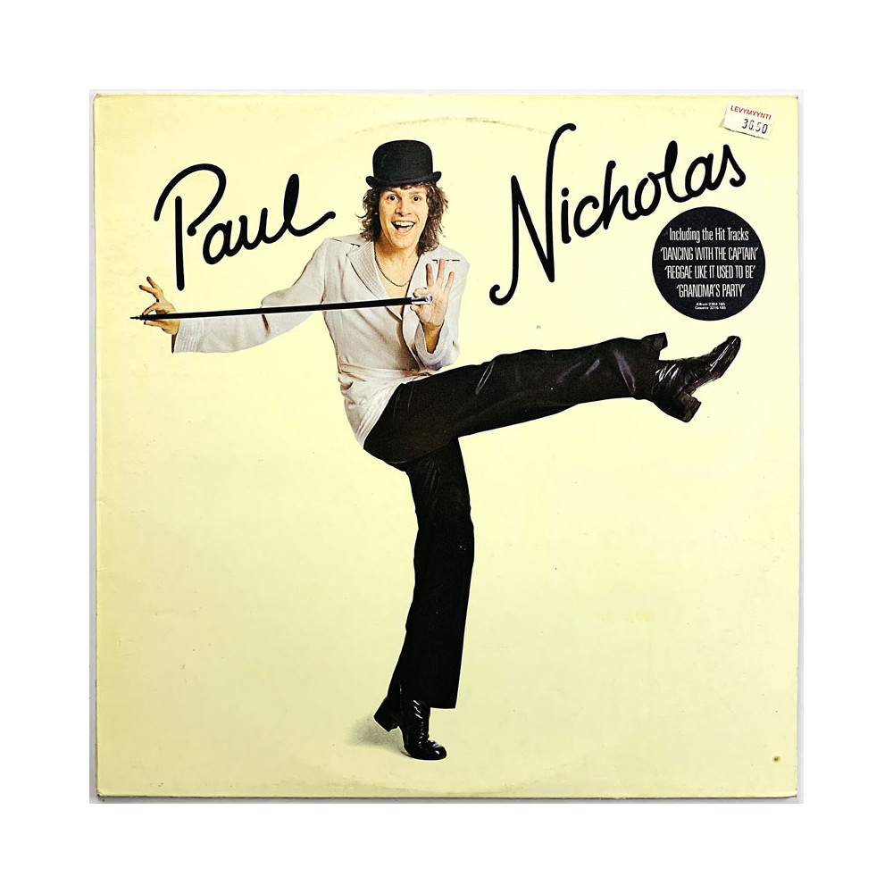Nicholas Paul LP Paul Nicholas  kansi EX- levy EX Käytetty LP