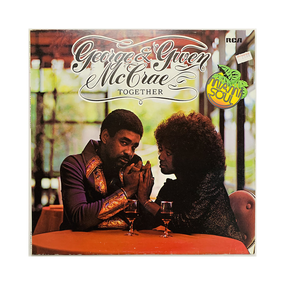 McCrae George & Gwen LP Together  kansi EX levy EX Käytetty LP