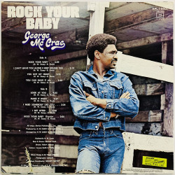 Mc Crae George LP Rock your baby  kansi VG levy EX Käytetty LP