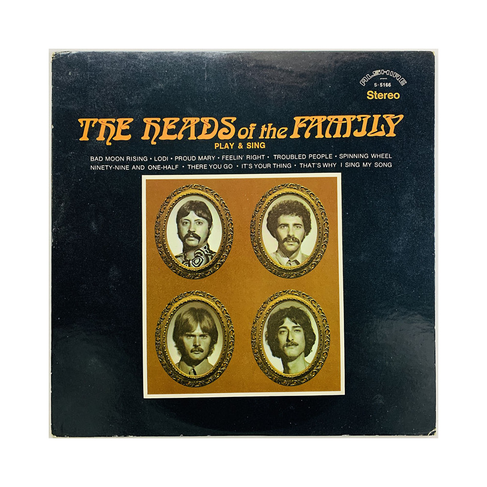 Heads of the Family LP Play & sing  kansi EX levy EX Käytetty LP
