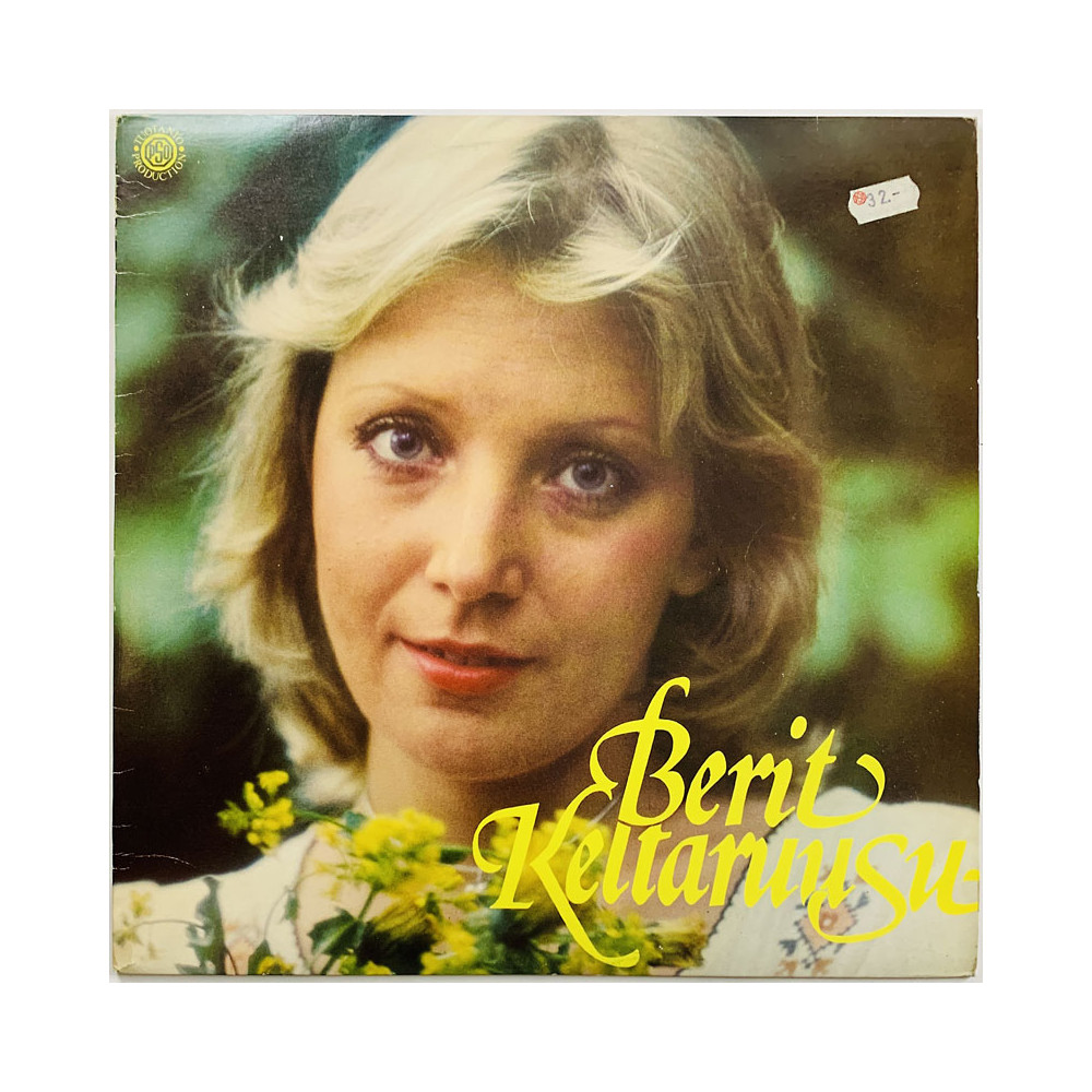 Berit LP Keltaruusu  kansi EX- levy EX Käytetty LP