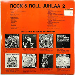 Markku Into, Charlies, Finnforest ym. LP Rock & Roll Juhlaa 2  kansi EX- levy EX Käytetty LP