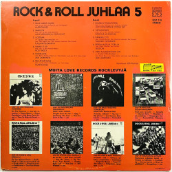 Isokynä Lindholm, Hurriganes ym. LP Rock & Roll Juhlaa 5  kansi VG+ levy EX Käytetty LP