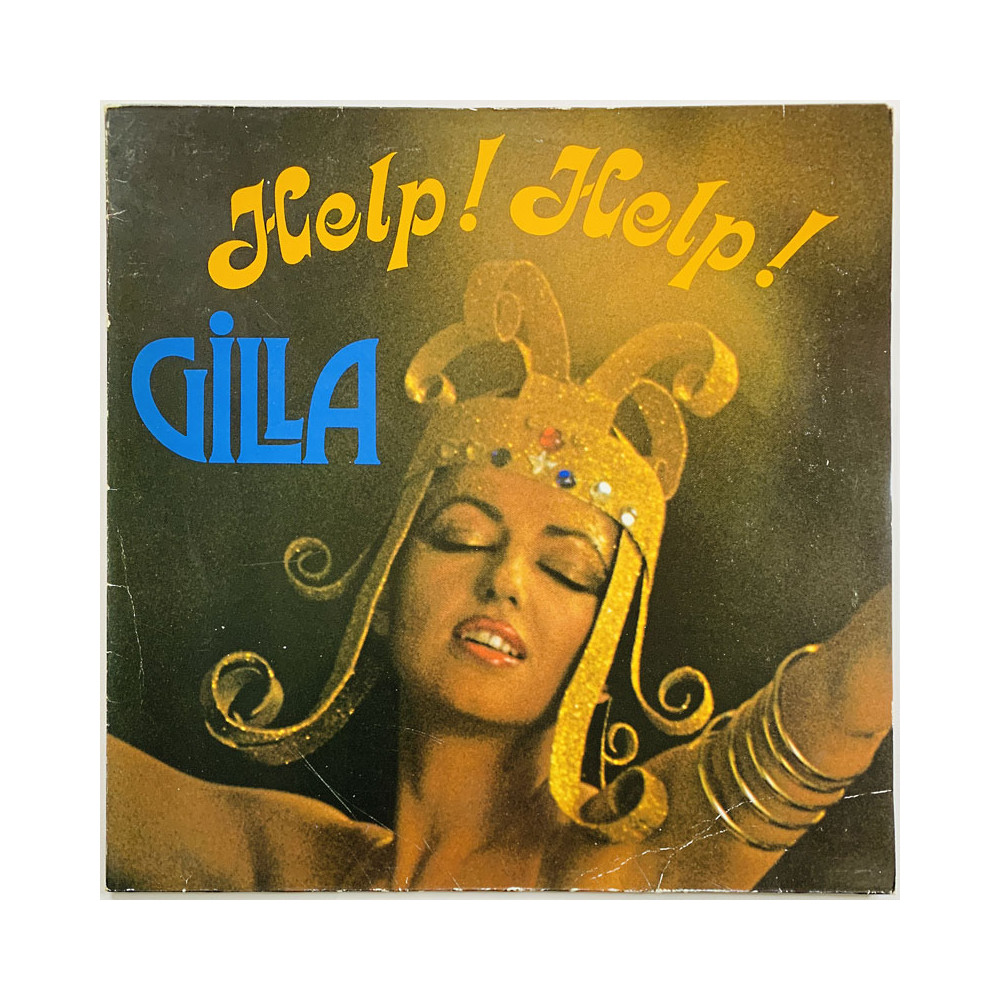 Gilla LP Help! Help!  kansi VG levy EX Käytetty LP