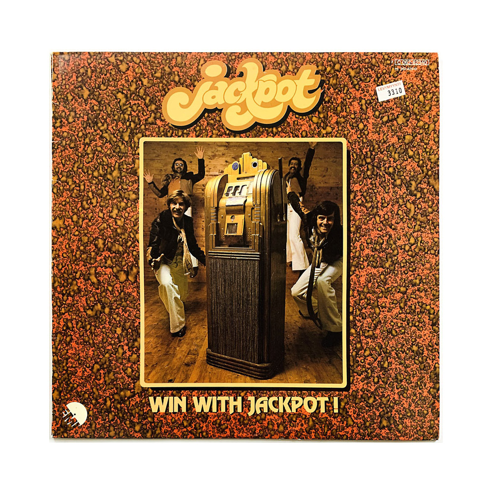 Jackpot LP Win with jackpot!  kansi EX levy EX Käytetty LP