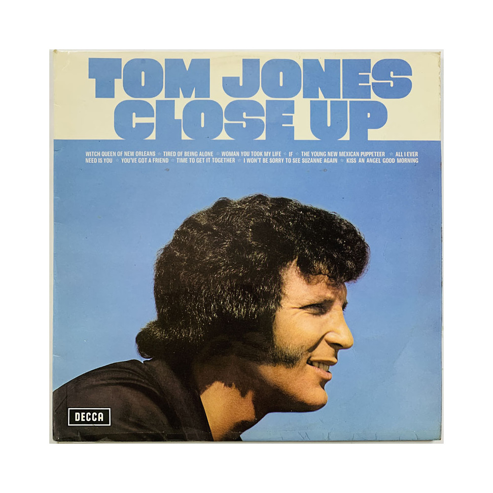 Jones Tom LP Close Up  kansi EX- levy EX Käytetty LP
