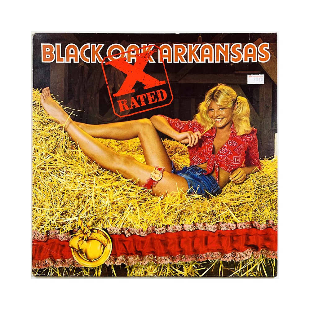 Black Oak Arkansas LP X-Rated  kansi EX levy EX- Käytetty LP