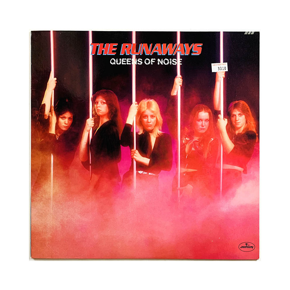 Runaways LP Queen of noise  kansi EX levy EX Käytetty LP