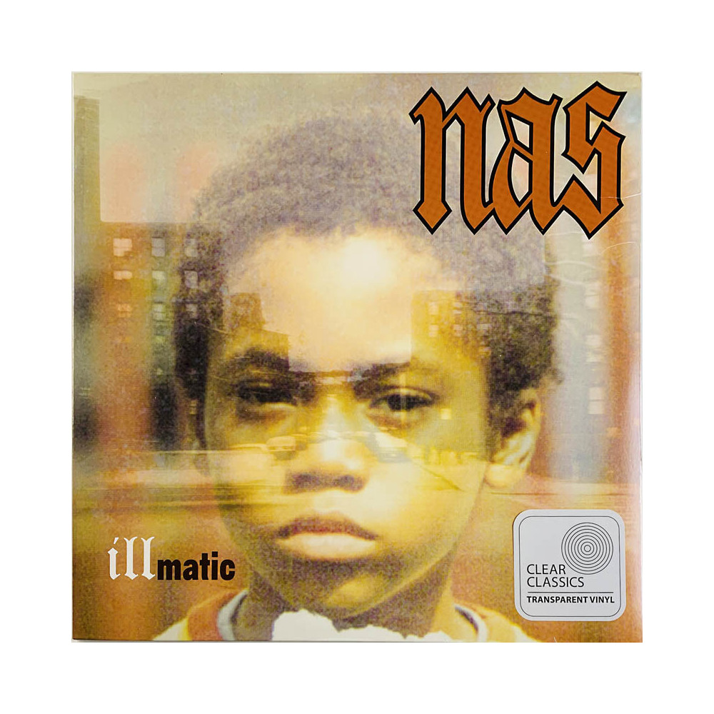 Nas LP Illmatic, clear vinyl kunto  LP