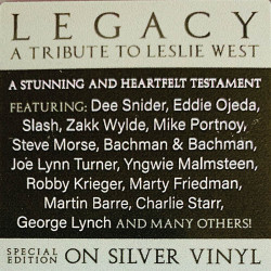 Zakk Wylde, Slash, Joe Lynn Turner ym. LP A Tribute to Leslie West kunto  LP