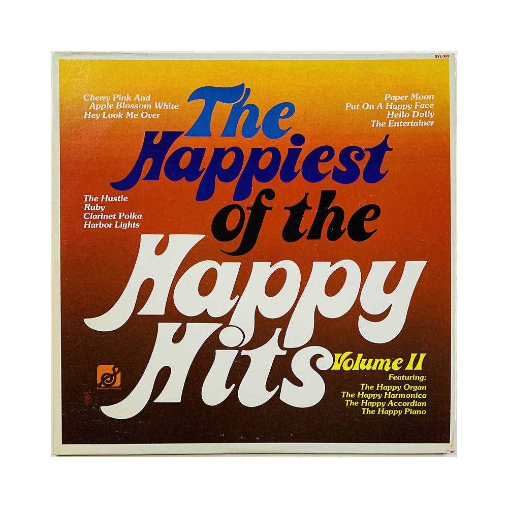 Happy Accordian, Happy Organ ym. 1978 SVL-232 Happiest of the happy hits vol.II Begagnat LP