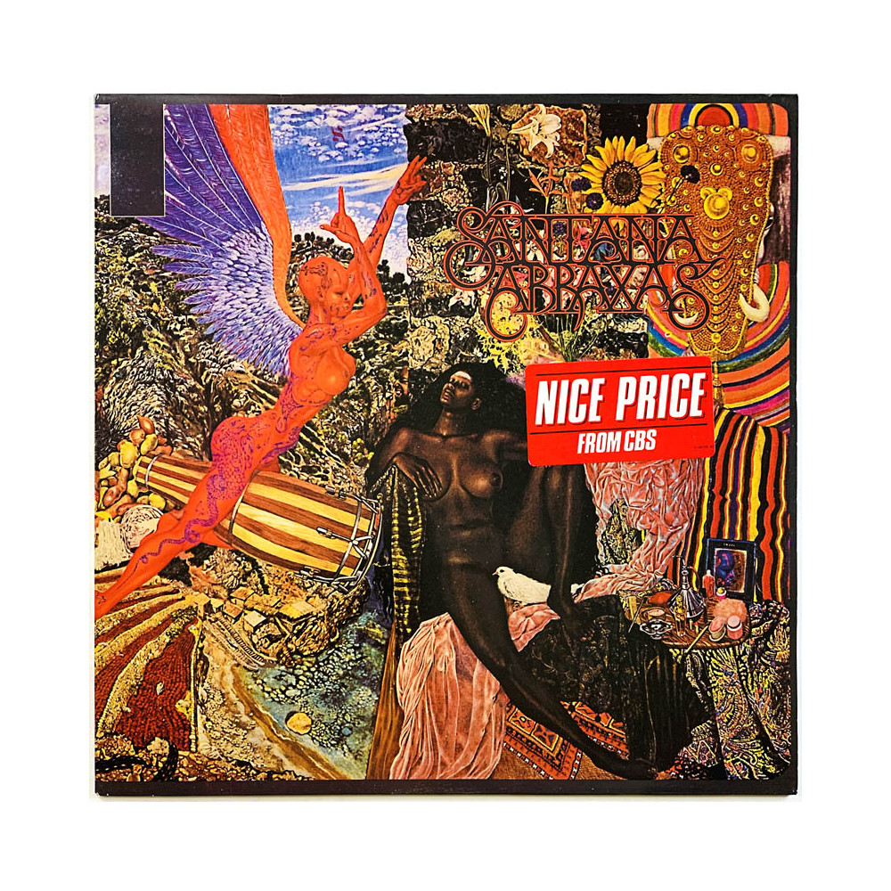 Santana LP Abraxas  kansi EX- levy EX- Käytetty LP