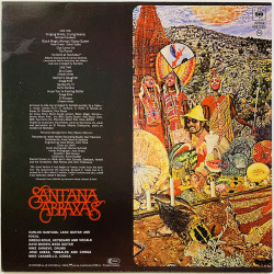 Santana LP Abraxas  kansi EX- levy EX- Käytetty LP