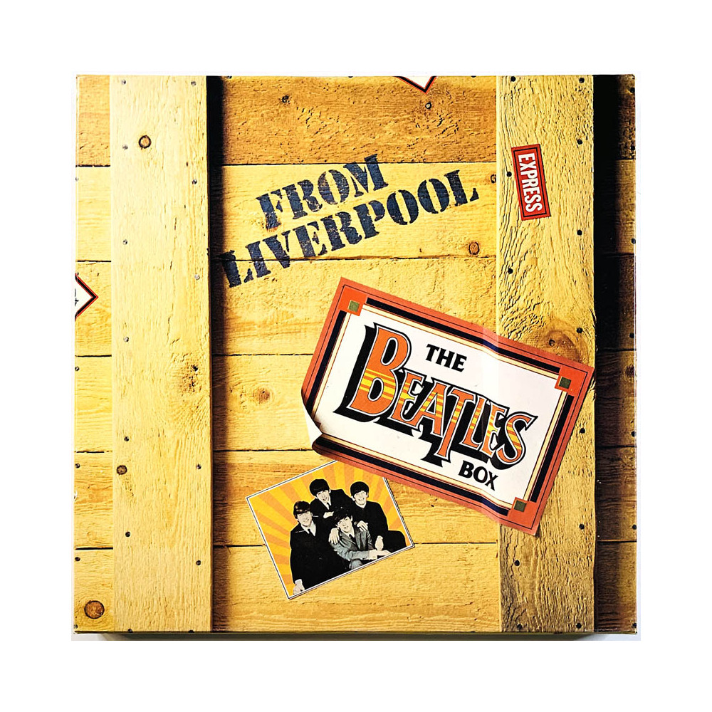Beatles LP From Liverpool, The Beatles Box 8LP  kansi VG+ levy EX Käytetty LP
