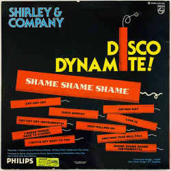 Shirley And Company 1975 6310 604 Shame Shame Shame Begagnat LP
