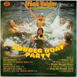 Valdor Frank LP Rubber boat party  kansi EX levy VG Käytetty LP