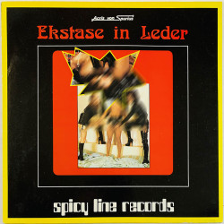 Eroottinen saksankielinen puhelevy LP Ekstase in Leder  kansi VG+ levy EX Käytetty LP