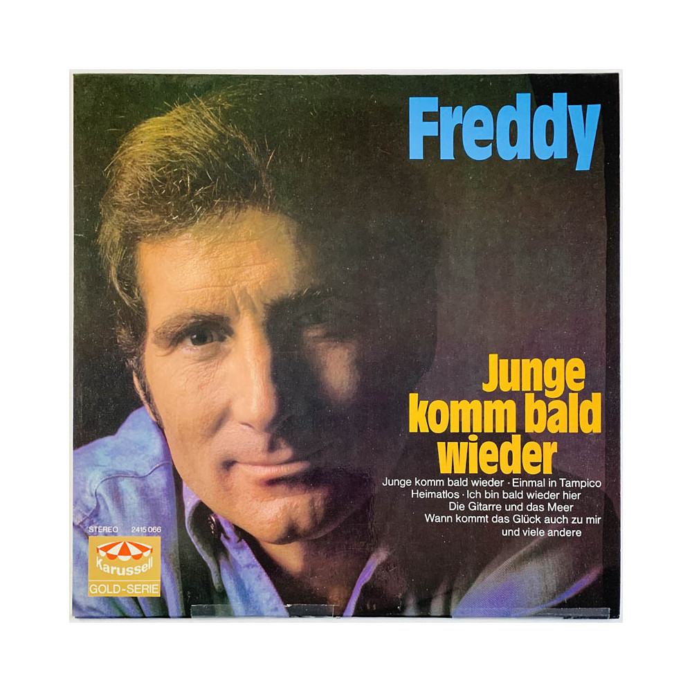 Freddy LP Junge komm bald wieder  kansi EX levy EX Käytetty LP