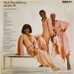 Faith, Hope & Charity LP Life goes on  kansi VG levy EX Käytetty LP