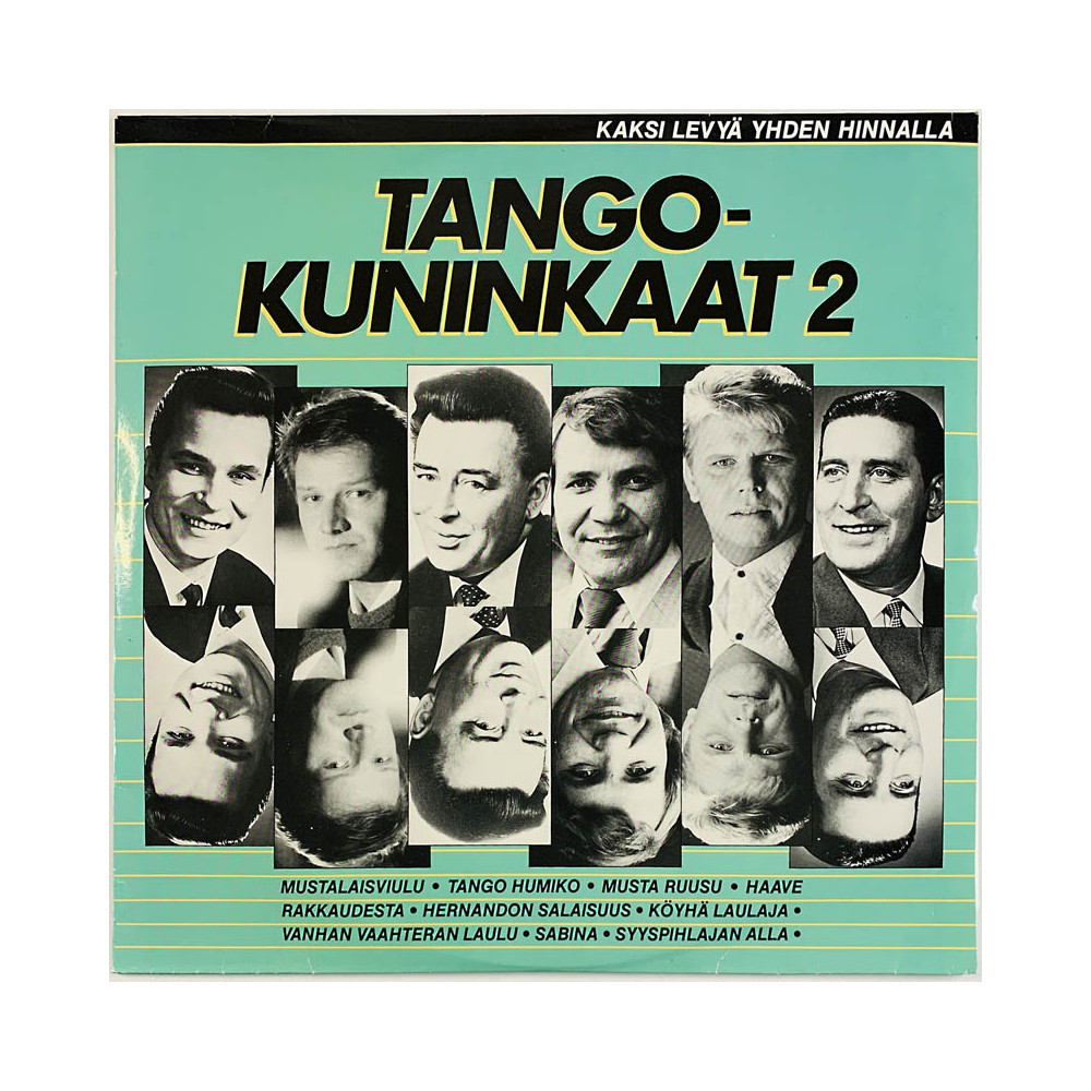 Grön, Taipale, Virta, Rahkonen ym. LP Tangokuninkaat II  2LP  kansi EX levy EX Käytetty LP