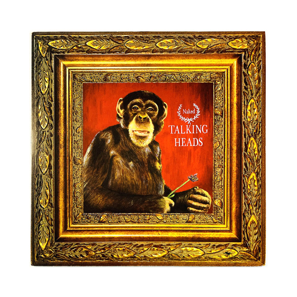 Talking Heads LP Naked  kansi EX levy EX Käytetty LP